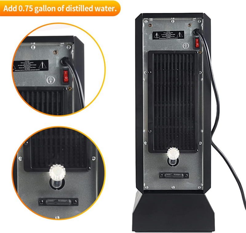 Lifesmart Ht1201 120 Volt Electric Infrared Quartz Heater and Humidifier Combina