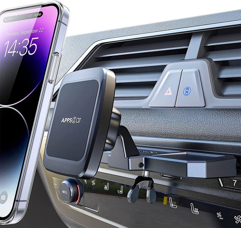 CD Phone Holder, anti Shake CD Player Phone Mount, Magnetic Car Phone Mount