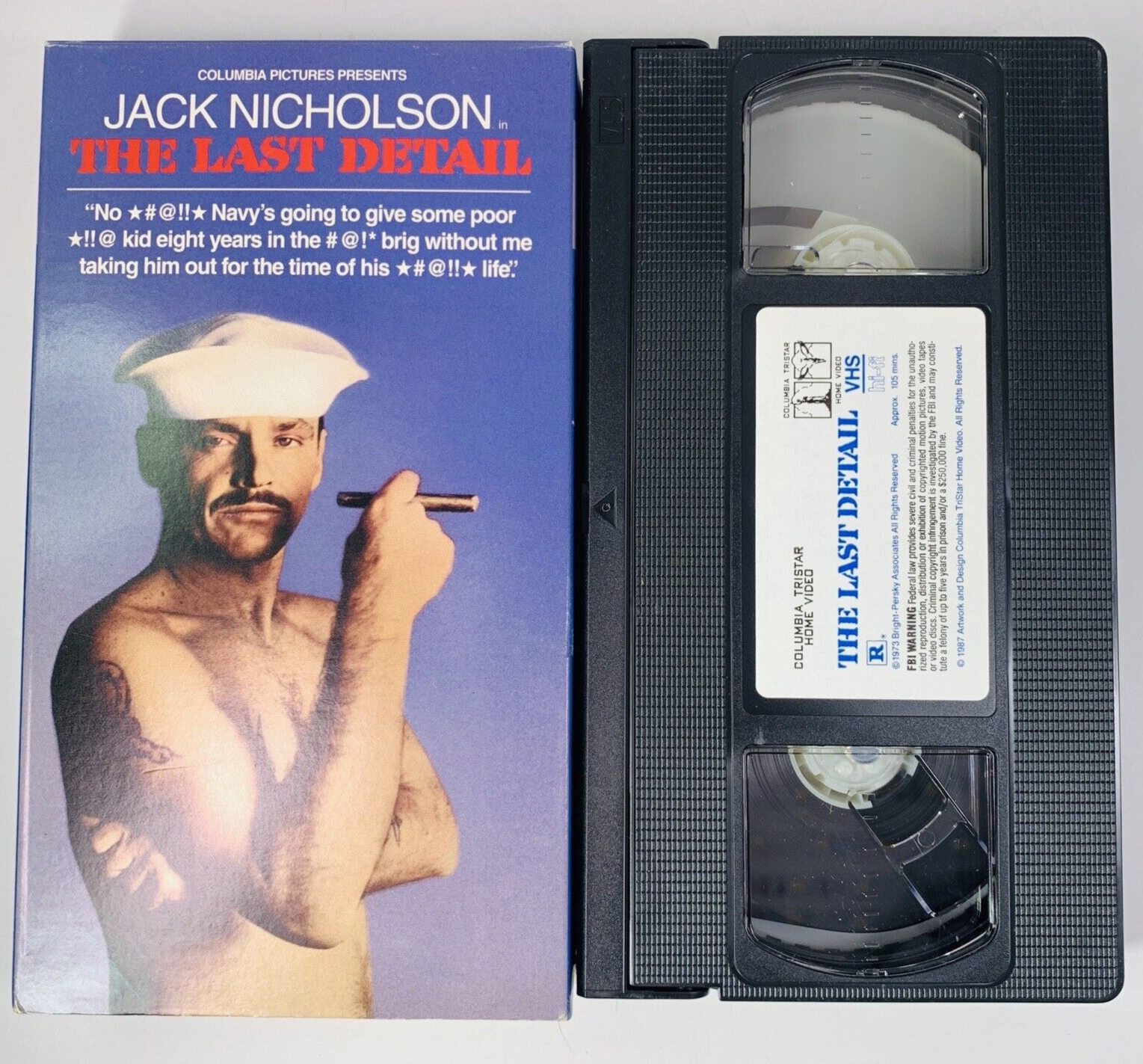 The Last Detail VHS Movie Full Screen Jack Nicholson, Gilda