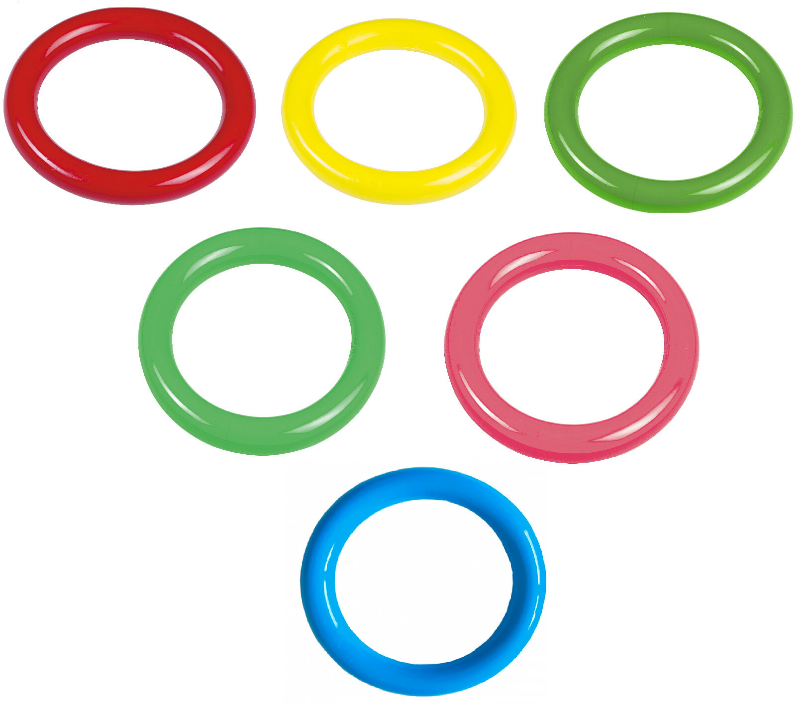 Tauchring Lamelle Gelb - Für Schwimmübungen, Ca. 15cm Durchmesser