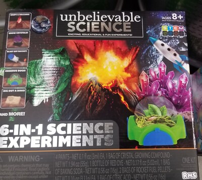 Stem Kit Unbelievable Science 6-in-1 Science Experiments Gift Idea Stem Toys