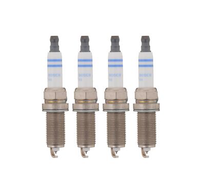 Bosch OE Fine Wire Double Iridium Set of 4 Spark Plug for Chrysler Dodge Jeep L4