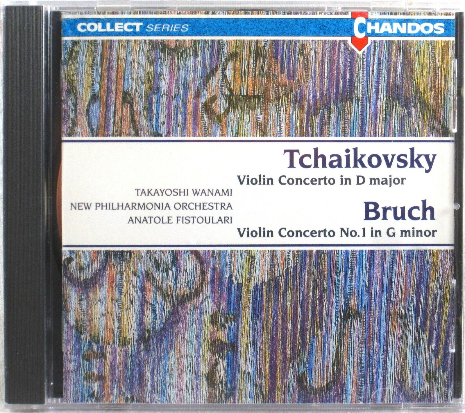 CHANDOS Tchaikovsky WANAMI Violin Concerto (CD, 1991, AUSTRIA) CHAN-6558 CHANDOS Tchaikovsky WANAMI Violin Concerto (CD, 1991, AUSTRIA) CHAN-6558