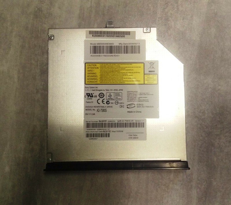 Lecteur / Graveur Cd/Dvd Packard Bell Hera Gl Easynote Mh36