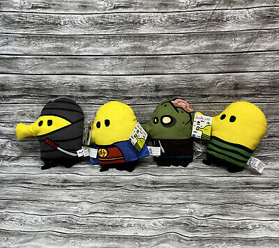 4 Doodle Jump Plushies Stuffed Animals Ninja Zombie  Super Classic