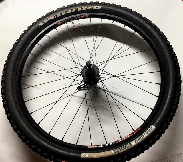 **SOLD PENDING** Complete 26 Inch Rear Wheel, Cassette, Disc, and Tyre