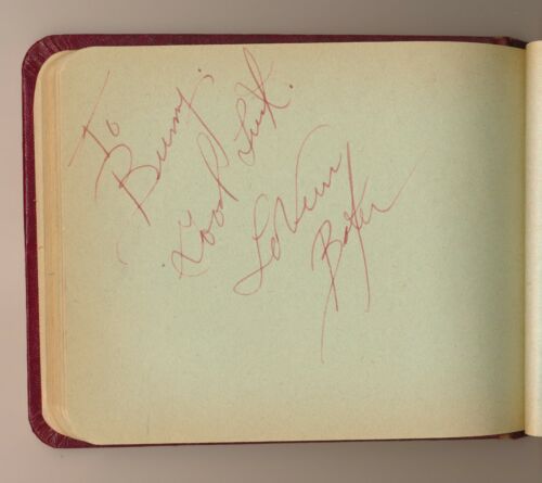 La Vern Baker / Murray Schaff - 1955 Signed Album Page -  Autographs