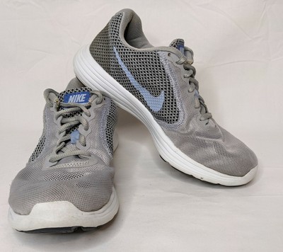 Inactividad estación de televisión Burro Nike Revolution 3 Womens Size 7 Gray Blue Comfort Running Shoes  819303-014のeBay公認海外通販｜セカイモン