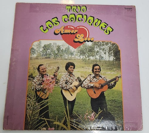 TRIO LOS CACIQUES AMOR LOCO VINYL LP BOLEROS (RARE) | eBay