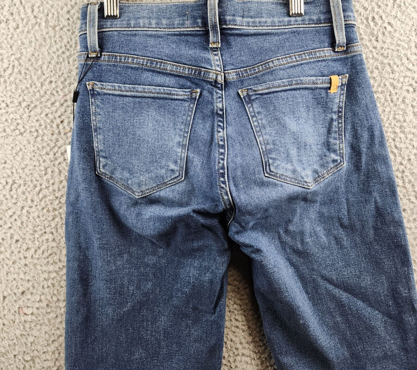 Joe's Jeans The Callie High Rise Cropped Boot Jeans Women's 25 Energy Button Zip - Picture 13 of 14