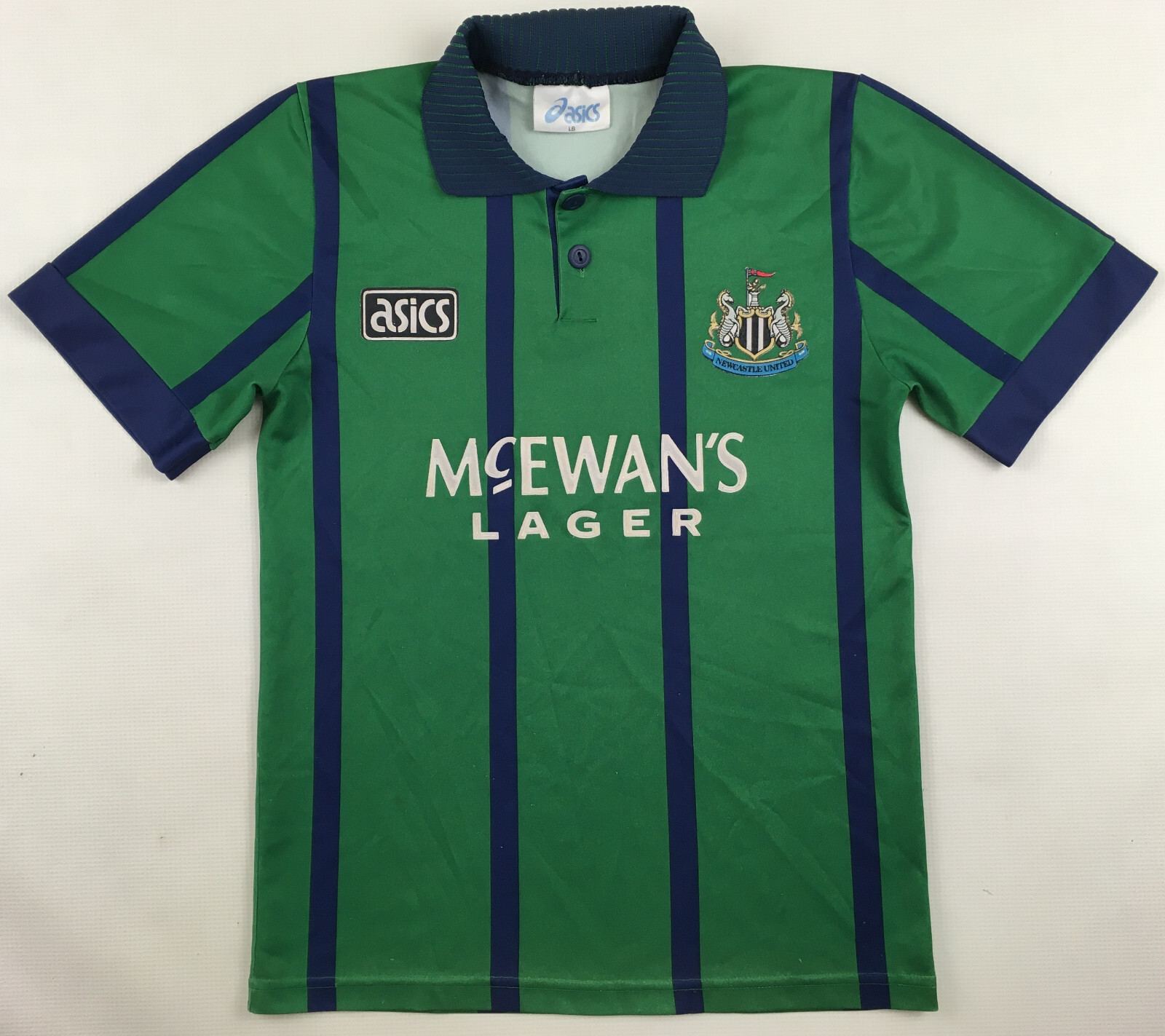 93/95 Newcastle united ユニフォーム ゲームシャツ 90s Newcastle United 1993 Shirt 1993-95 Newcastle Home Shirt