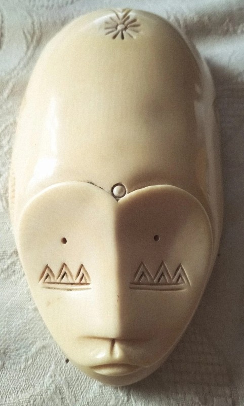  Art Africain  Sculpture  Ancienne  Afrique  Masque Visage  Fang Ou Lega