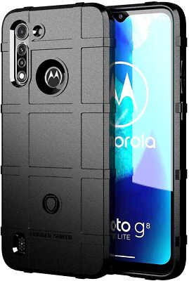 For Moto G Power 2020 Armor Tech Shockproof Case Cover - Black