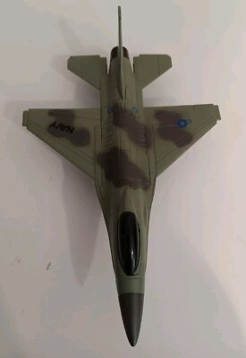 US Navy F-16 Falcon DieCast Fighter Jet Plane w/ Landing Gear
