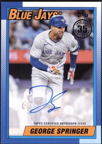 2025 Topps Series 1 - George Springer #90A-GS