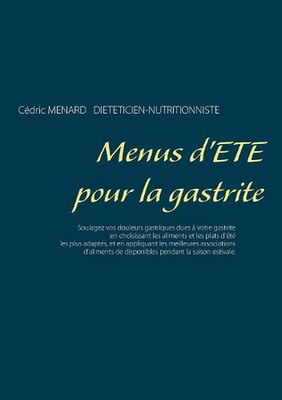 Menus d't pour la gastrite by C?dric Menard (French) Paperback Book