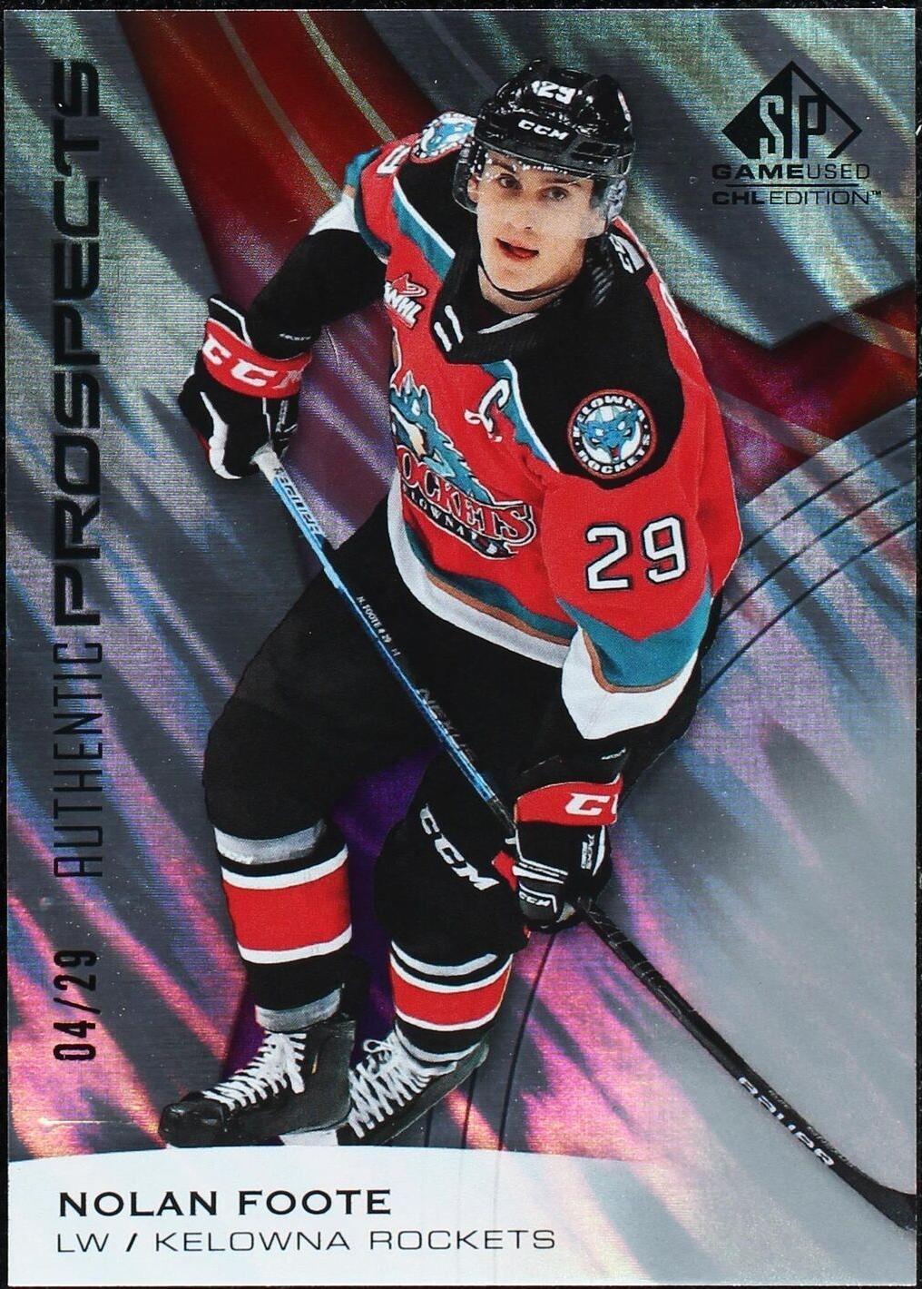 2019-20 Upper Deck SP Game Used CHL Edition - Nolan Foote #47