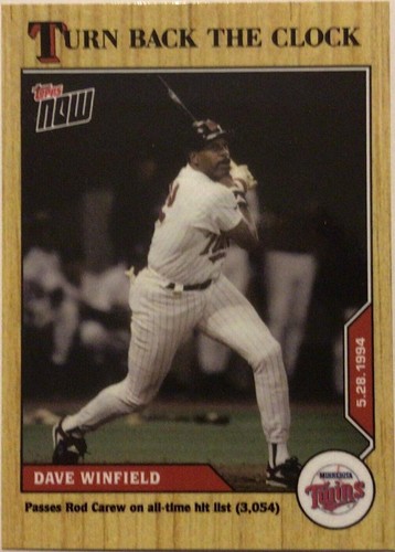 2020 Topps Now Turn Back the Clock - Dave Winfield #59