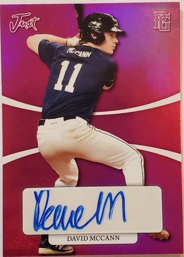 2022 Leaf Perfect Game National Showcase - David Mccann #GA-DM1