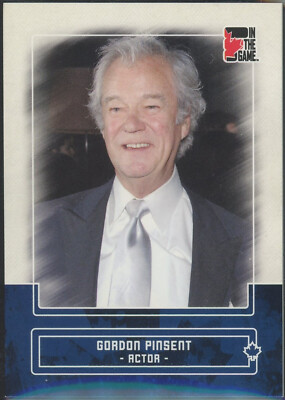 2011 In The Game Canadiana Gordon Pinsent Blue Parallel /50 Actor #34