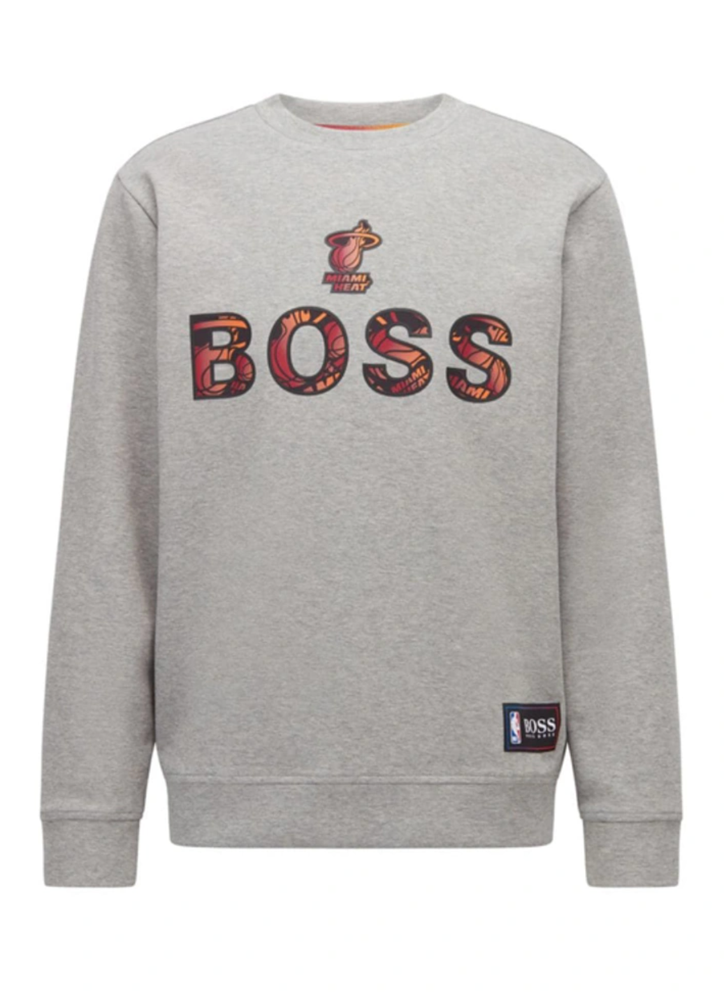 HUGO BOSS BOSS X NBA MIAMI HEATS PULLOVER SWEATER SWEATSHIRT SWEAT-JACKE JUMPER PULLI L