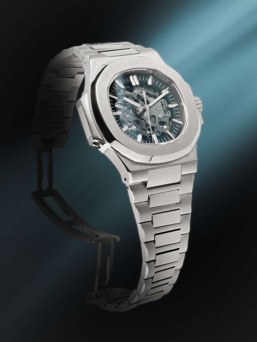 Pre-owned Seiko Custom Automatic Skeleton Mod Watch  Nh72 Hand Made Men's 39.5mm Waterproof