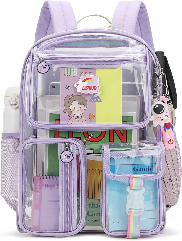 Clear Backpack for Girls Backpacks Elementary Bookbags Middl