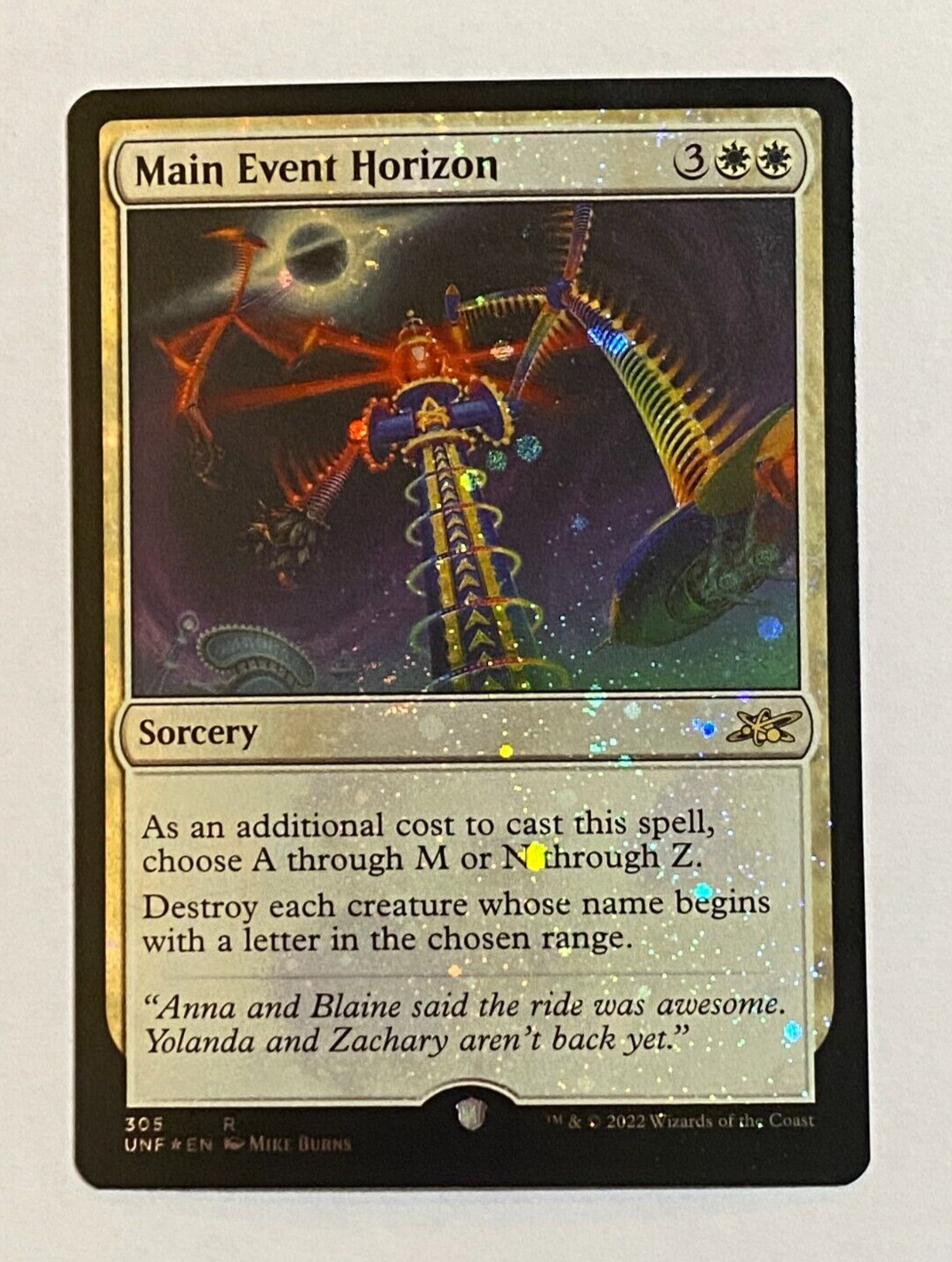 MTG UNF Magic the Gathering Unfinity Galaxy Foil Main Event
