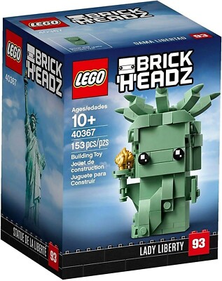 LEGO 40367 Brickheadz Lady Liberty Set , 153 Pcs , Age 10+ , FREE SHIP