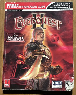 Everquest II Prima Official Game Strategy Guide RPG 300+ Quest Walkthroughs
