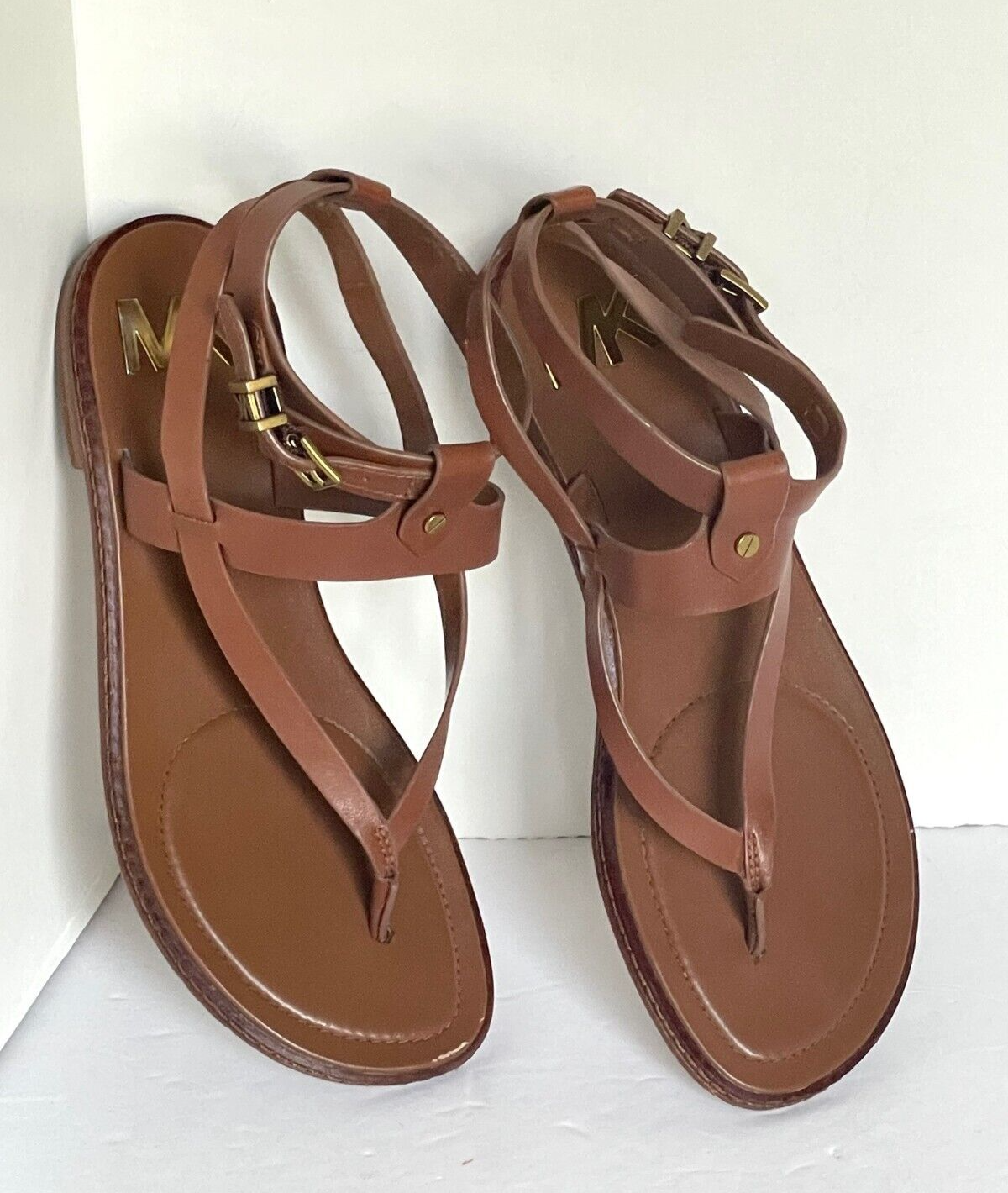 Michael Kors Camila Thong サンダル US 8M Camila Logo Wedge Sandal | Michael Kors [US]