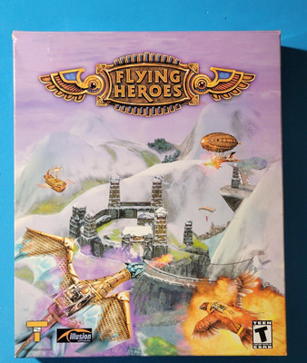Flying Heroes Vintage Big Box PC Fantasy Shooter Action Game
