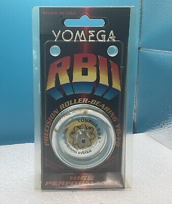 Rare 1998 VINTAGE YOMEGA RBII Roller Bearing Yo-Yo CLEAR
