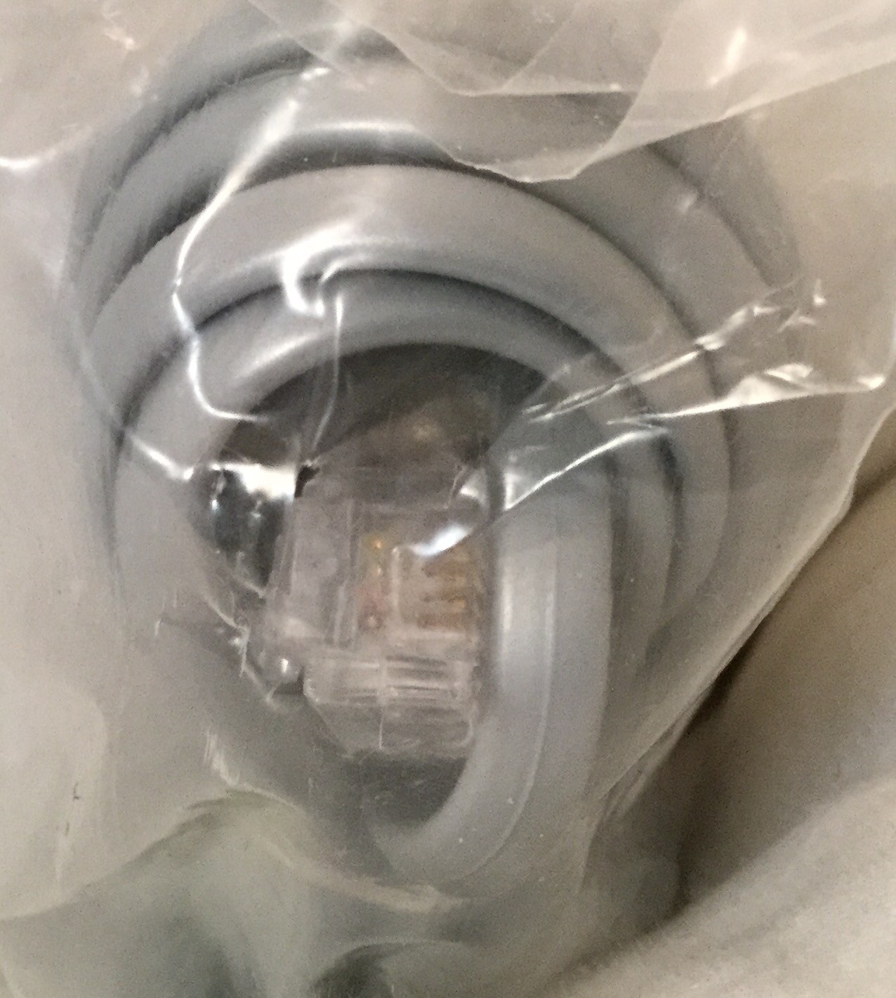 26 AWG 4C Telephone Extension Cord Gray Phone Cable Wire Line w/Connectors