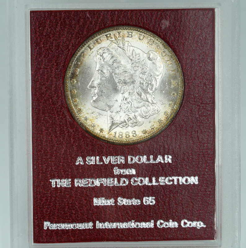 1888-S Redfield Collection Morgan Silver Dollar