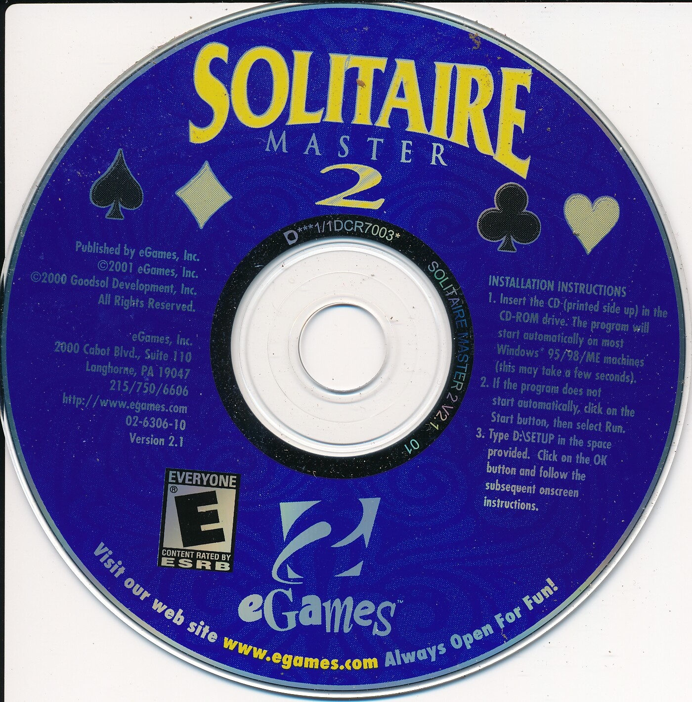 Solitaire Master 2 Card Games PC CDROM Game (Disc in Sleeve) eBay