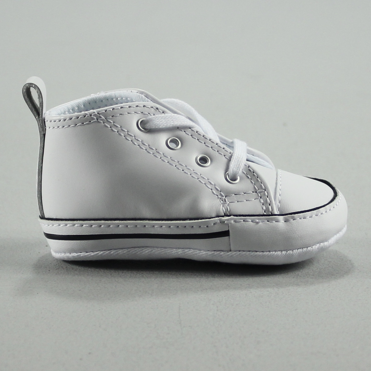 infant pink leather converse