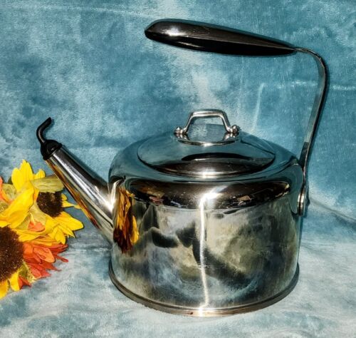2qt. Whistling Stainless Steel Teapot All-clad