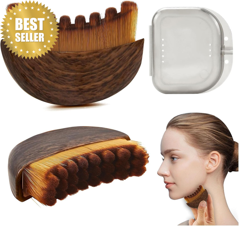 Lymphatic Contour Face Brush,Dry Brushing Face Brush,Lymphatic Drainage Massager
