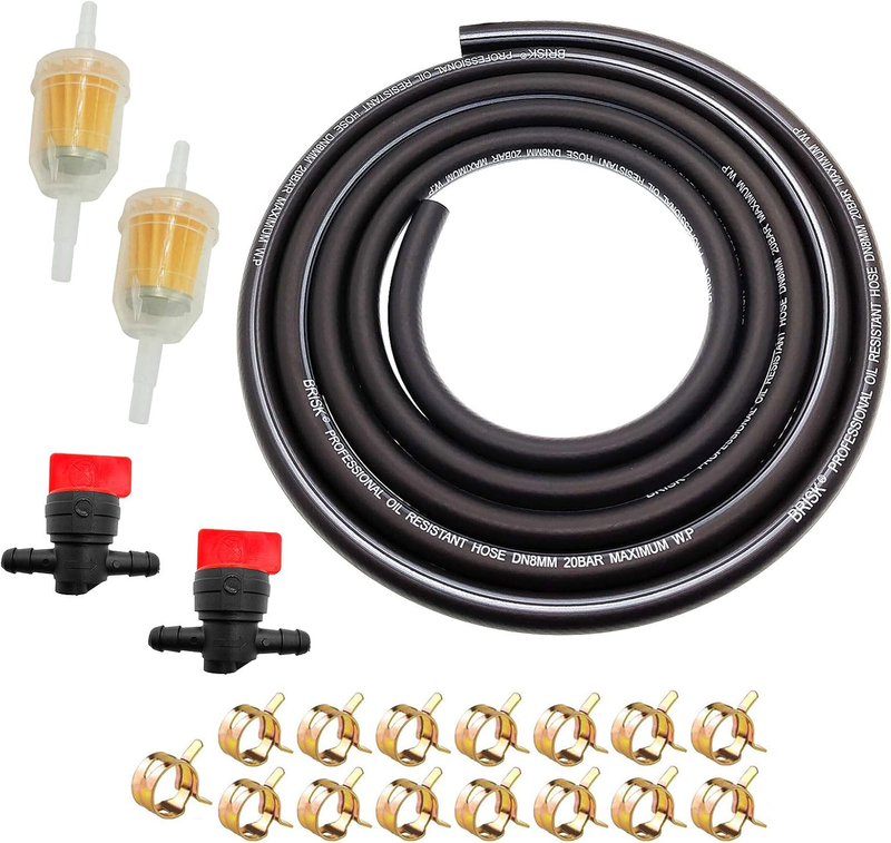 Fuel Shut off Valve 5/16" for Mowers Snow Blowers Engines 8MM Hose