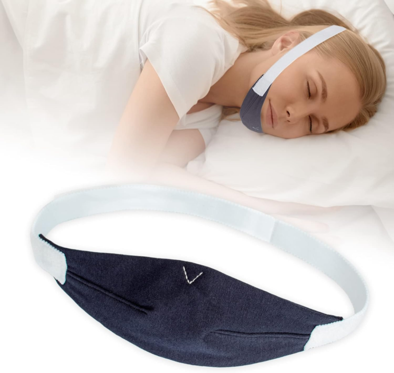 Upgrades Chin Strap Effective Mouth-Snoring Relief, anti Snoring Men Women Universal, Adjustable Snoring Solution Effectively Regulate Snoring and Regulate Sleep, Chin Strap Resmed - 1 Pack