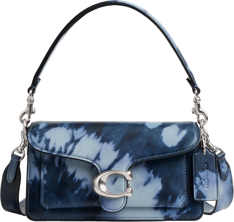 COACH, Womens, Tabby Shoulder Bag 20 with Tie-Dye Print, Midnight Navy, One Size
