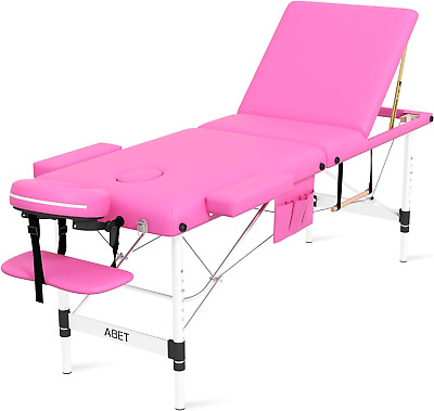 Portable Massage Table, 3 Folding Professional Lash Bed Esthetician Bed, Height 
