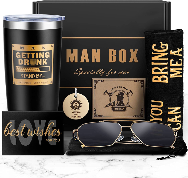 Birthday Gifts for Men Gifts Box Basket  Anniversary Gift for Him Husband Father