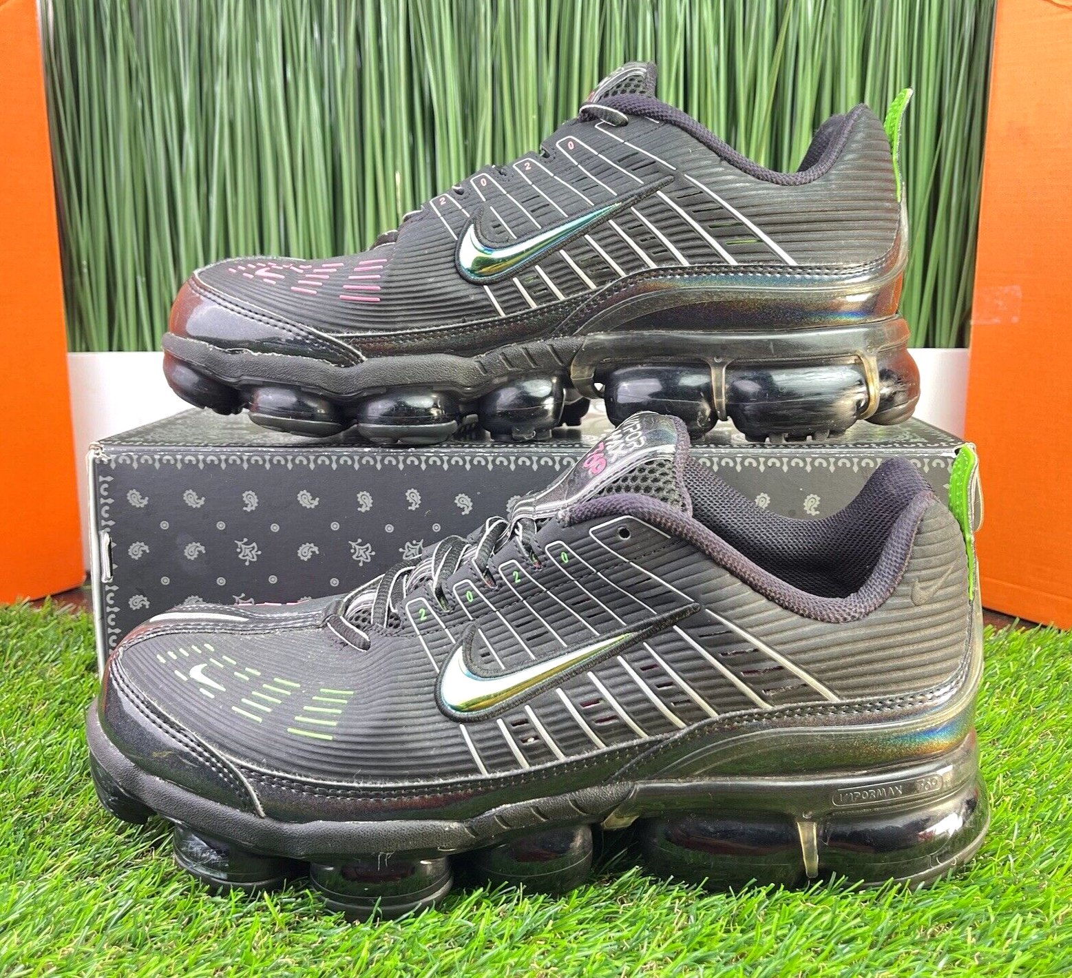 Nike Air VaporMax 360 Blast Triple Black Mens Shoes CK2718 003 Size 12