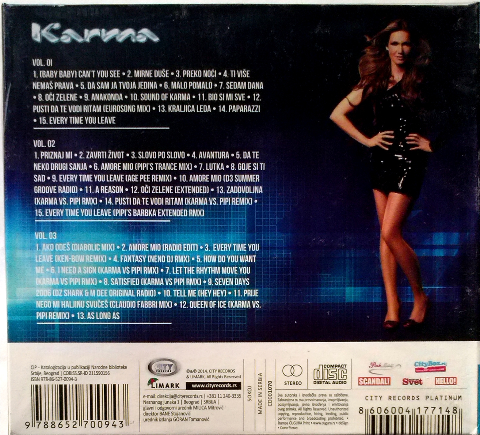 3CD KARMA - SPECIAL EDITION compilation 2014 City records