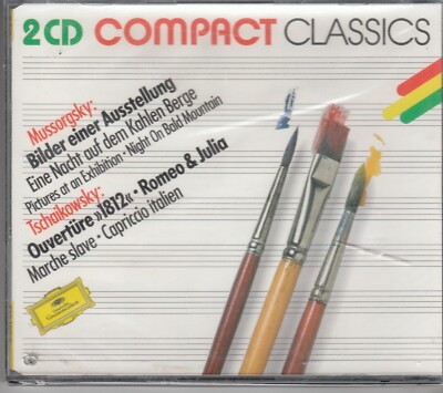 Mussorgsky; Tschaikowsky (2 CDs) Von Karajan/Fiedler NEW Deutsche Grammophon