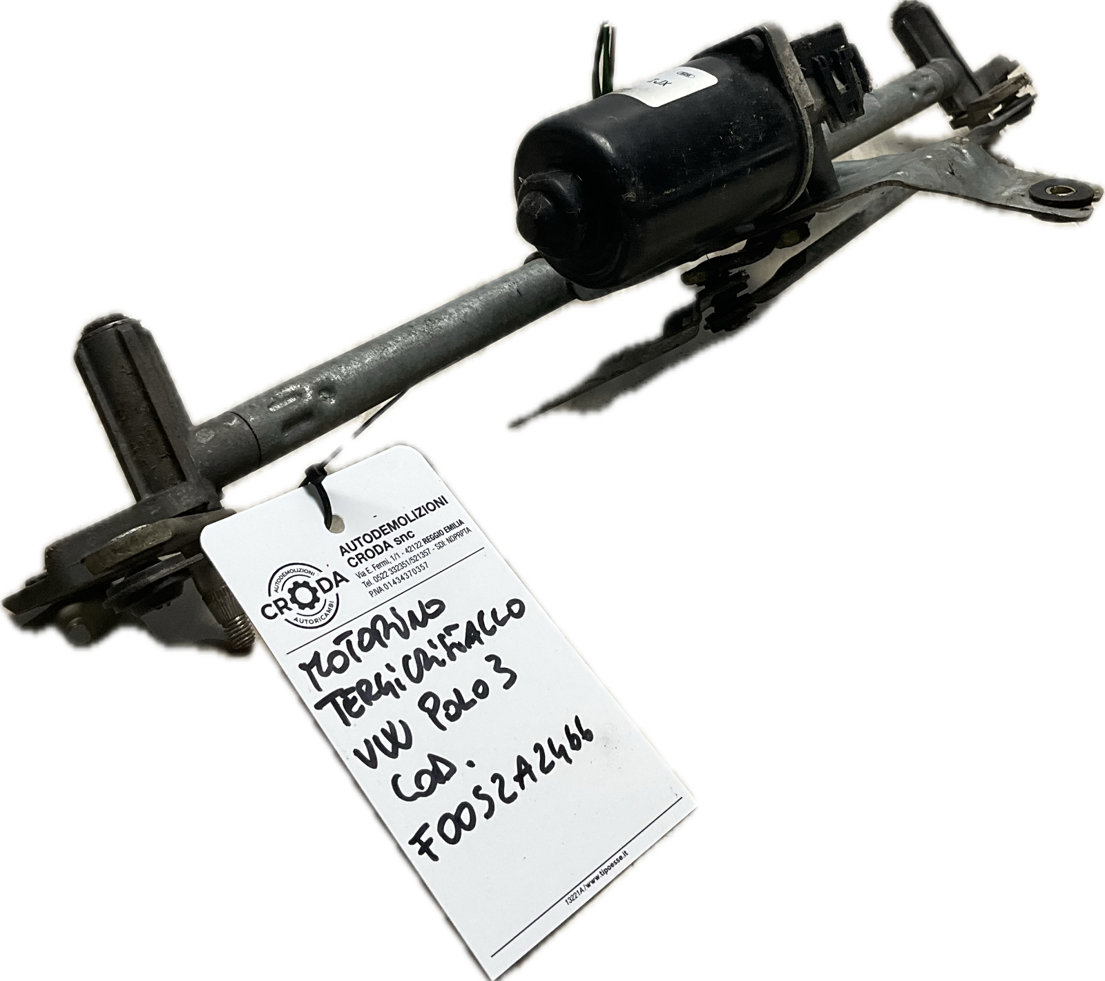 Motorino tergicristallo anteriore per VOLKSWAGEN POLO III codice F00S2A2466