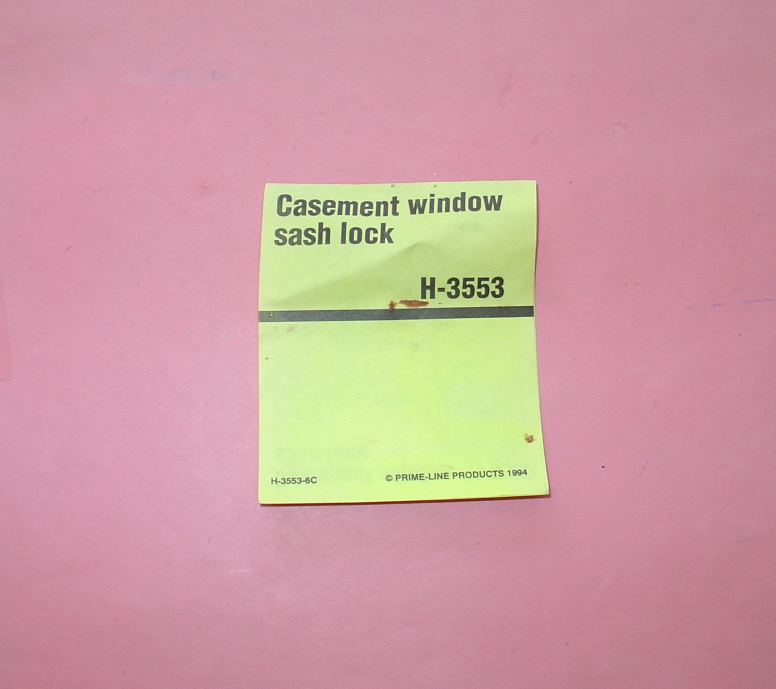 Prime-Line Casement Window Sash Lock H-3553 (Window replacement hardware)