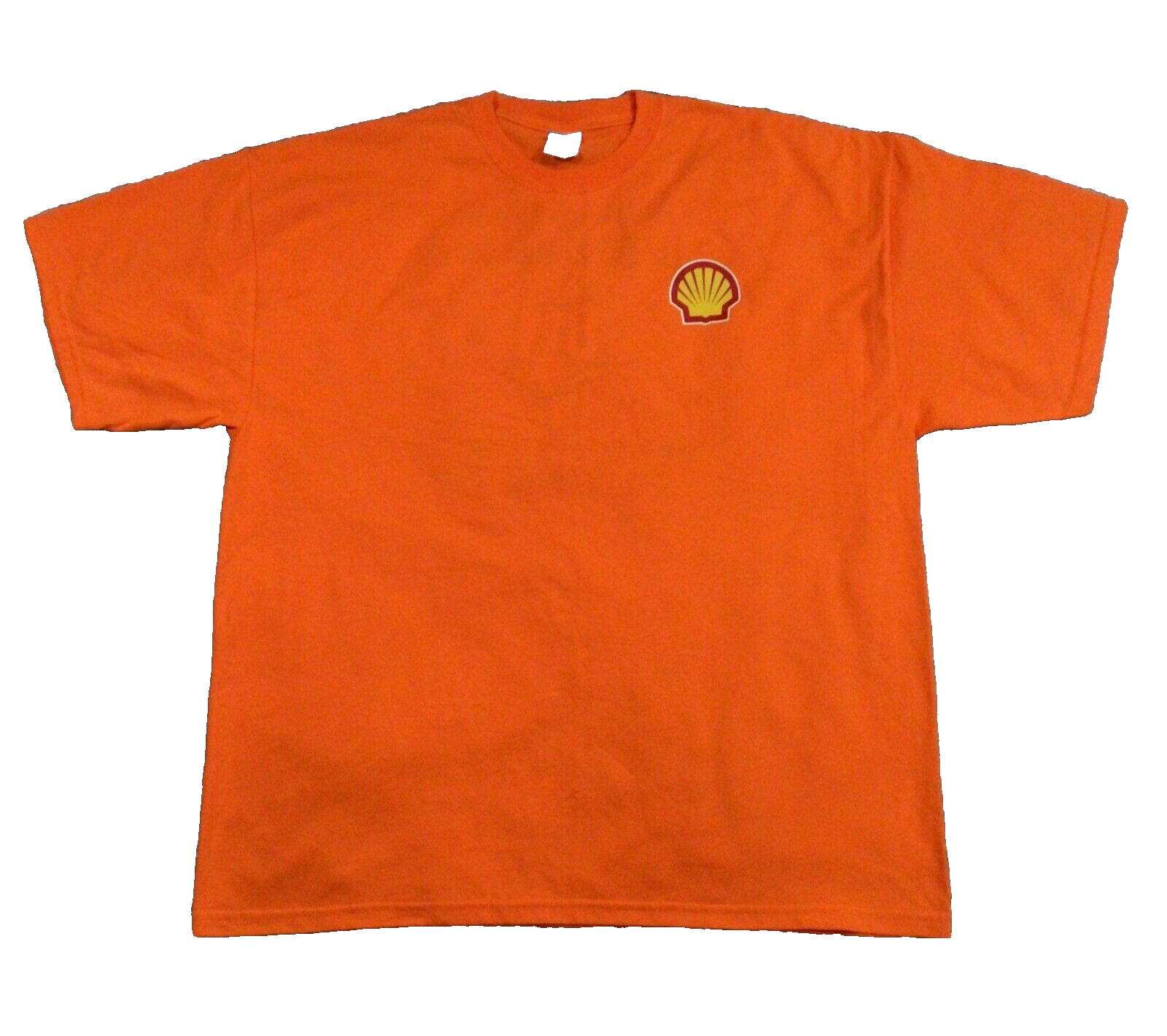 Shell Pipeline Bright Orange Employee T Shirt Size 2XL Gas
